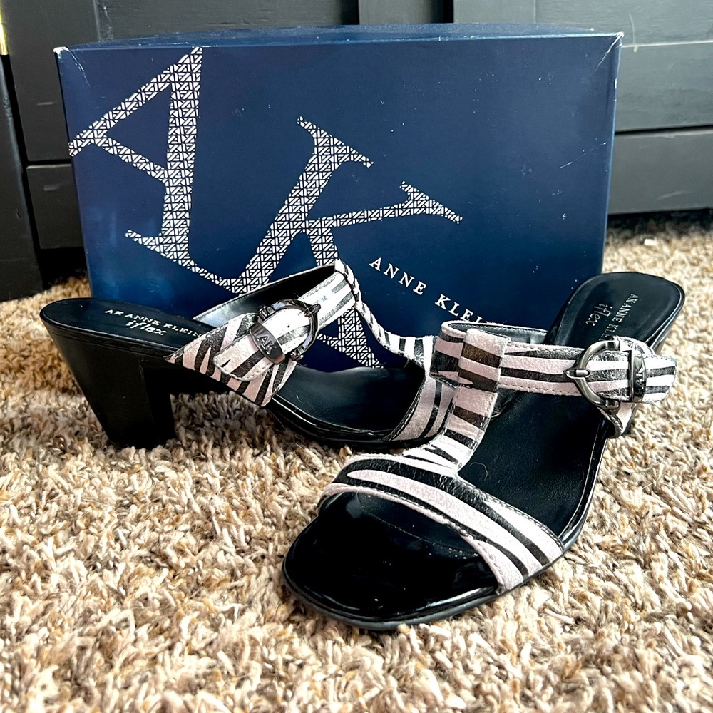 Anne Klein Zebra Heel